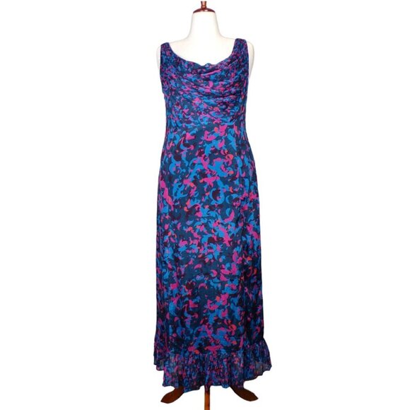 Anthropologie Conditions Apply Sleeveless Cowl Neck Maxi Dress (Size 10) #1361 - Picture 1 of 7